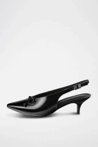 Leren Pumps Turn me On - Zwart