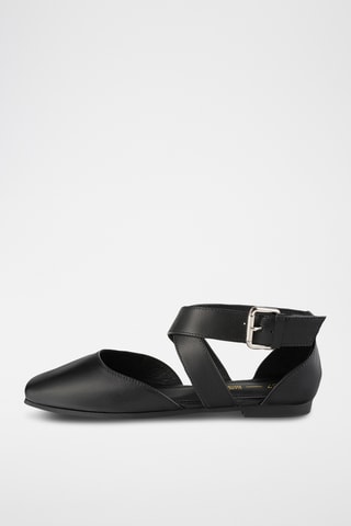 Leren Mary Janes Good Luck - Zwart