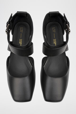 Leren Mary Janes Good Luck - Zwart
