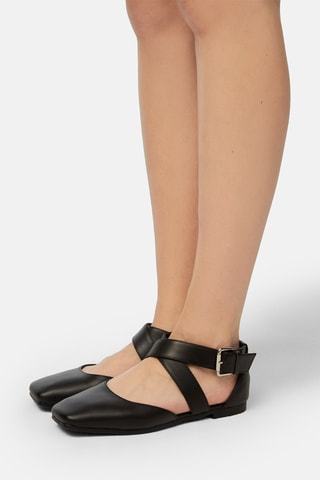 Leren Mary Janes Good Luck - Zwart
