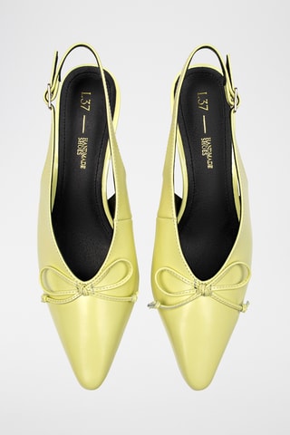 Leren Pumps Turn me On - Lichtgroen
