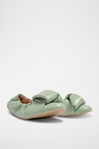 Leren Ballerina’s In The Summertime - Groen