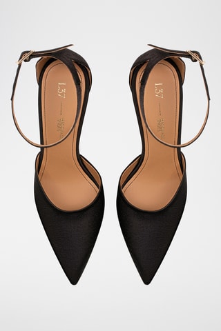 Satijnen Pumps Wome Away with Me - Zwart