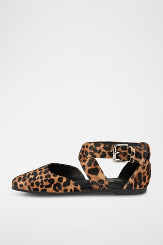 Nubuck Mary Janes Good Luck - Zwart en Lichtbruin