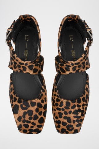 Nubuck Mary Janes Good Luck - Zwart en Lichtbruin