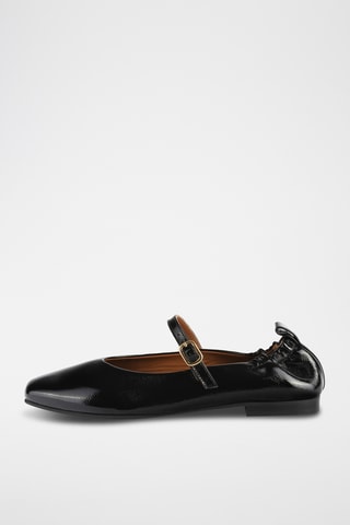 Nubuck Mary Janes Luxes Strides - Zwart
