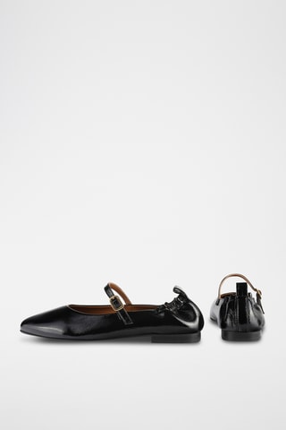 Nubuck Mary Janes Luxes Strides - Zwart