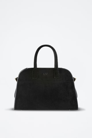 Nubuck Shopper Bon Voyage Mini - Zwart 