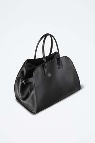 Leren Handtas Bon Voyage - Zwart