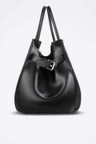 Leren Handtas Bon Voyage - Zwart