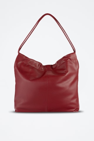 Leren Handtas Right On Time - Rood 