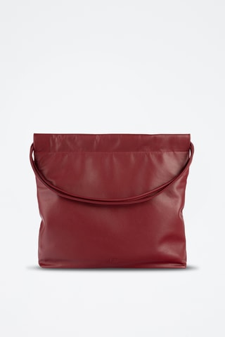 Leren Handtas Right On Time - Rood 