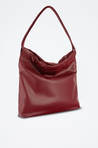 Leren Handtas Right On Time - Rood 