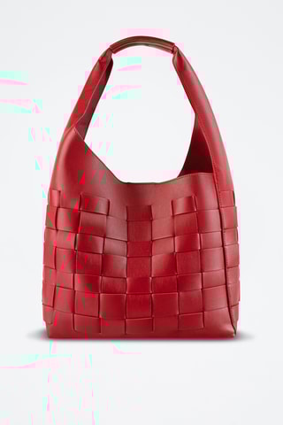 Leren Handtas en Clutch Big Universe - Bordeauxrood