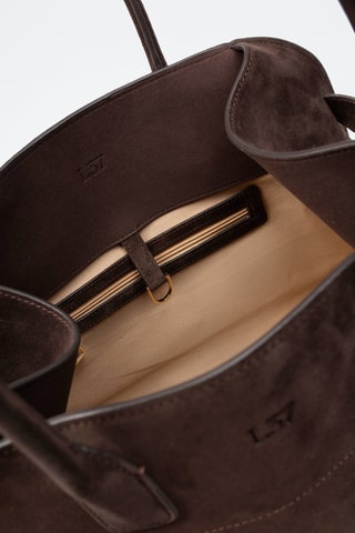 Nubuck Shopper Bon Voyage - Bruin