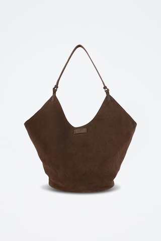 Nubuck Handtas Wish you Were Mine - Bruin 