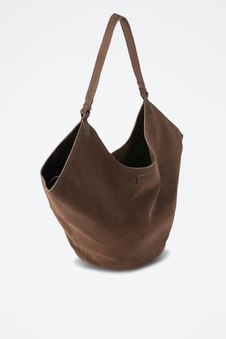 Nubuck Handtas Wish you Were Mine - Bruin 