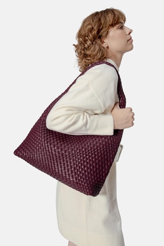 Shopper en Clutch Kansas - Bordeauxrood
