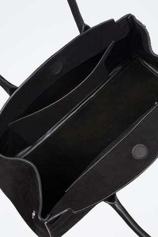Nubuck Shopper Arrivederci Roma - Zwart