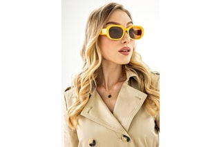 Lunettes de soleil mixte - Catégorie 3 - Jaune