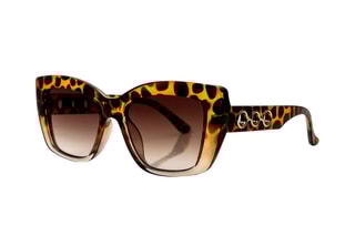Lunettes de soleil femme - Noir et marron