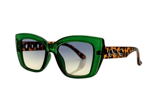 Lunettes de soleil femme - Noir, bleu et marron