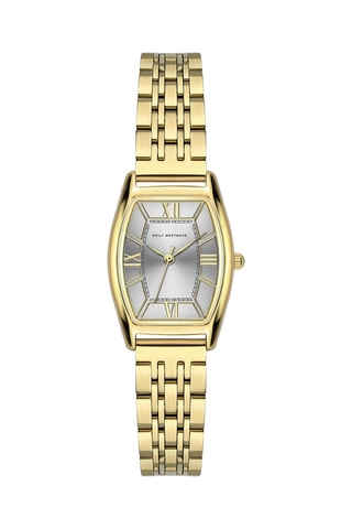 Montre à quartz en acier inoxydable - Doré et gris - Emily Westwood