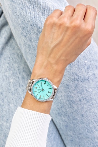 Montre à quartz en acier - Argenté