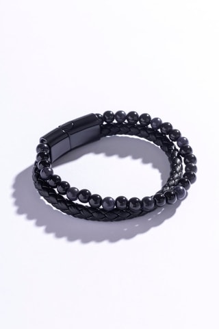 Bracelet - Noir et bleu nuit - Marc Malone