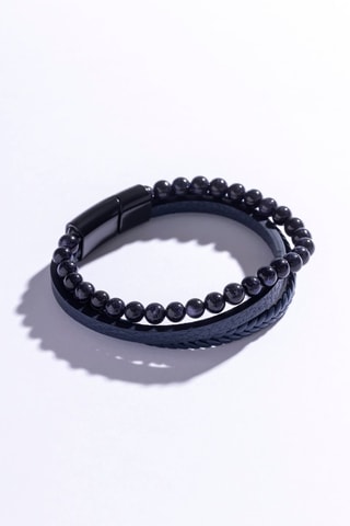 Bracelet - Noir et bleu marine - Marc Malone