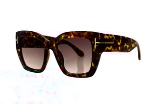 Lunettes de soleil femme - Noir et marron