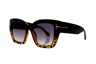 Lunettes de soleil femme - Noir et bleu