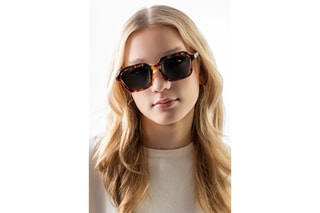 Lunettes de soleil femme - Noir et marron