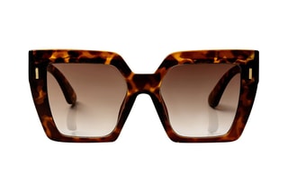 Lunettes de soleil femme - Noir et marron