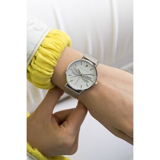 Montre Silver Dragonfly - Acier inoxydable argenté - 38 mm