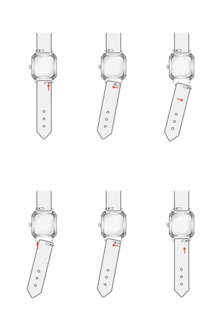 Montre à quartz en acier et diamant