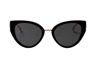 Lunettes de soleil femme - Noir et doré