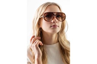 Lunettes de soleil femme - Noir et marron