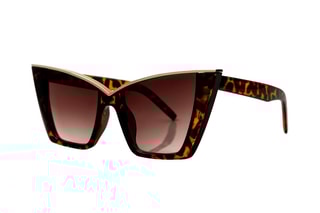 Lunettes de soleil femme - Noir et marron