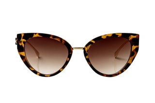 Lunettes de soleil femme - Noir, marron et doré