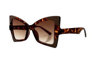 Lunettes de soleil femme - Noir et marron