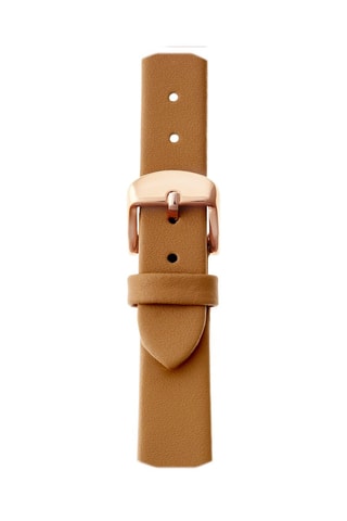 Montre à quartz en cuir - Camel - Emily Westwood