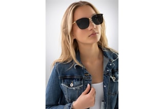 Lunettes de soleil polarisées mixte - Argenté, doré et noir