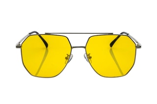 Lunettes de soleil polarisées mixte - Argenté et jaune