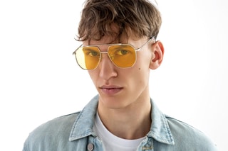 Lunettes de soleil polarisées mixte - Argenté et jaune