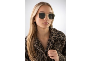 Lunettes de soleil mixte - Doré et vert