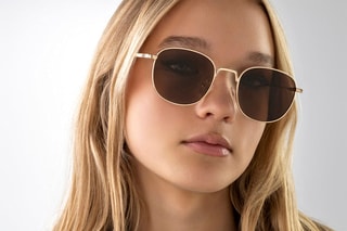 Lunettes de soleil mixte - Doré et marron