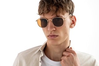 Lunettes de soleil mixte - Doré et marron
