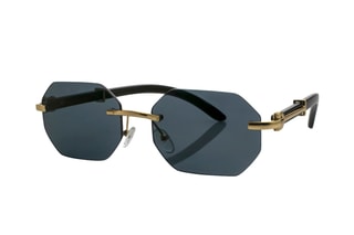 Lunettes de soleil mixte - Doré et gris
