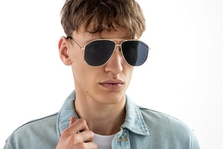 Lunettes de soleil mixte - Doré et gris